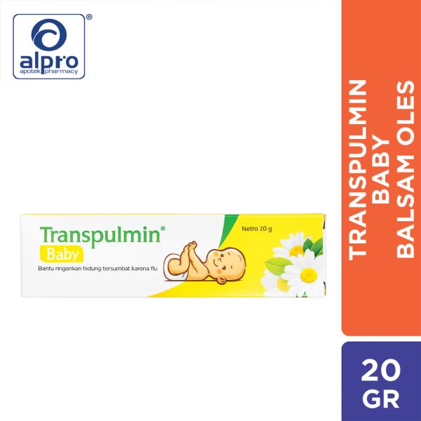 Transpulmin Baby 20G Balsem Bayi Untuk Meredakan Hidung Tersumbat